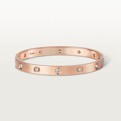 10 diamond cartier love bracelet|cartier love bracelet 10 diam.